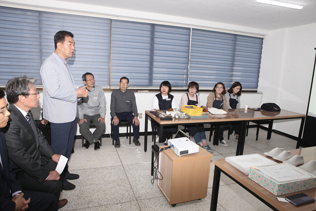 수제화 아카데미 교육 개강식