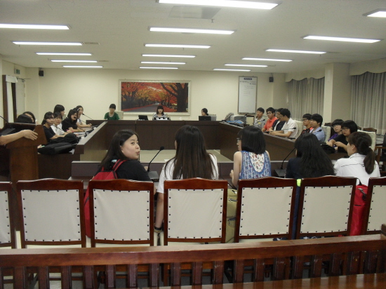 정읍시관내 고등학교 청소년의회 체험활동