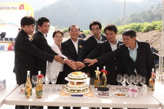 추령천 수해 상습지 개선사업 착공