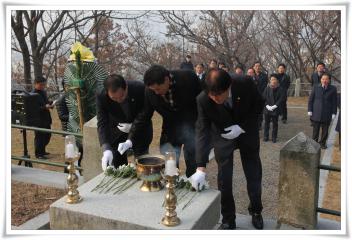 2016년 새해아침 충혼탑 참배