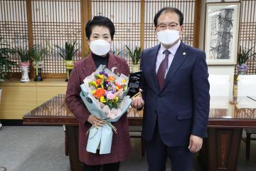 황혜숙의원 한국지방 정부 의정대상(우수상)수상