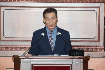 제275회 임시회 의장단 선거 의장 당선인사