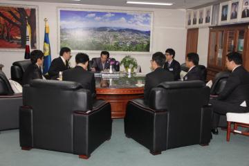 정읍 JC임원 방문