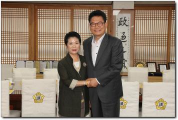 송영길 국회의원 정읍시의회 방문